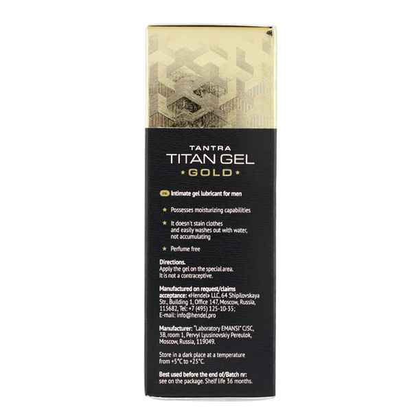 TITAN GEL GOLD FOR MEN TITAN GEL GOLD FOR MEN